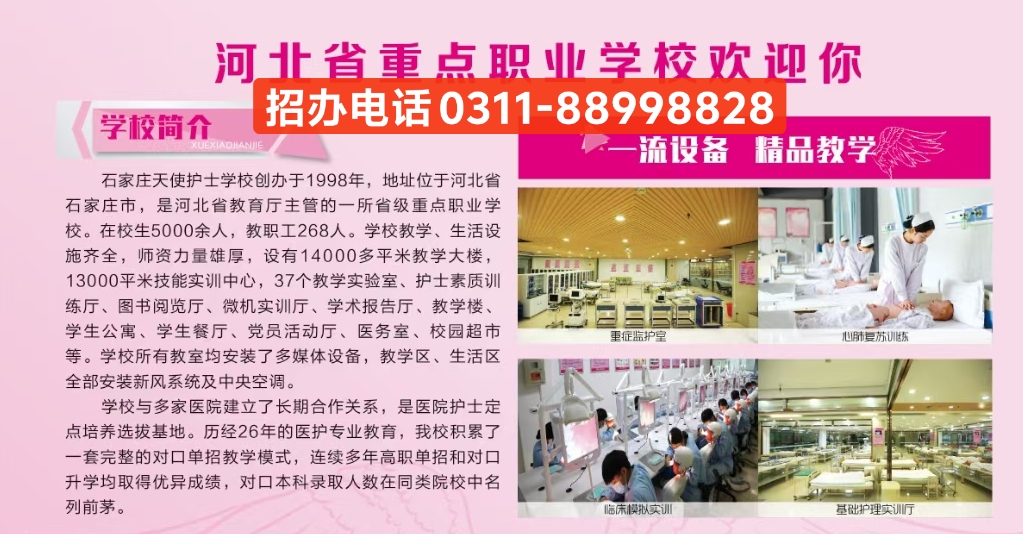 石家莊天使護士學校2026年秋季招生簡章